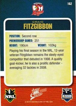 2009 Select Classic #162 Craig Fitzgibbon Back